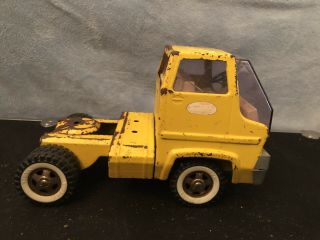 Vintage Tonka Yellow Semi Truck Cab From Car Carrier Set 1960 