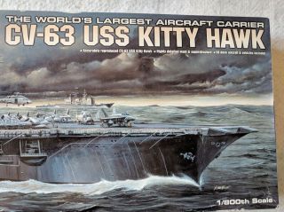Academy Hobby Model Kit CV - 63 USS Kitty Hawk 1/800th Scale Aircraft Carrier 2