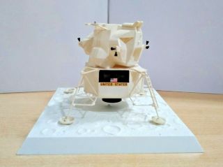 52 - 101 Revell 1/48th? Scale Apollo Lunar Module Built Plastic Model Junkyard