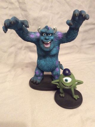 Pixar Disney Monsters University Mike & Sully Cold Cast Porcelain Figure Set - Nr