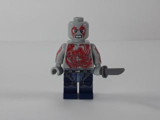 Lego Gotg Marvel Hero Drax Minifigure From Set 76081