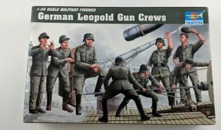 Trumpeter - German Leopold Gun Crews - 1:35 Scale Model Kit