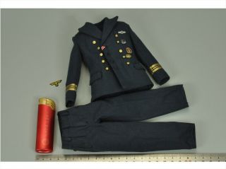 Did D80148 1/6 Scale Wwii German U - Boat Commander - Lehmann Uniform Model Blue