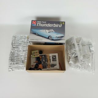 AMT 1966 Ford Thunderbird 1/25 Model Kit 8210 Open Box Complete 2