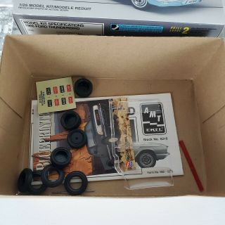 AMT 1966 Ford Thunderbird 1/25 Model Kit 8210 Open Box Complete 3
