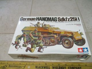 Tamiya Plastic Model Kit Military Miniatures 1/35 German Hanomag Sdkfz 251