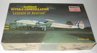 Minicraft Model Kits Lockheed - G Constellation Legends Of Aviation