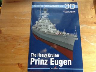 Drawings In 3d Prinz Eugen 16011 Kagero Ww2 German Navy Heavy Cruiser