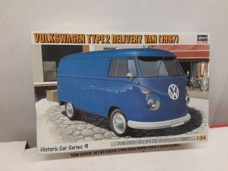 Hasegawa 1/24 Volkswagen Type 2 Delivery Van (1967) Model Hc - 9 21209 Open Box