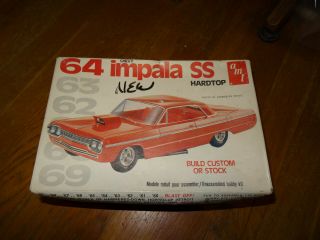 Amt 1964 Impala Ss Countdown Series 2203 1/25 Scale Model Kit Unbuilt