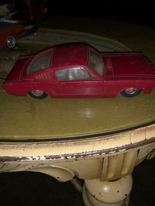 Vintage Red 1965 Mustang Fastback 1/25 Scale Model Car 3