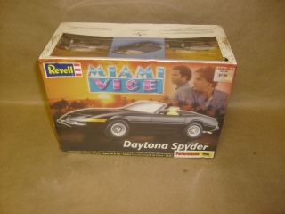 Vintage Monogram Model Miami Vice Tv Show Daytona Spyder Kit Mib