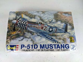 Revell P - 51d Mustang 1/48 Scale Model Kit Box