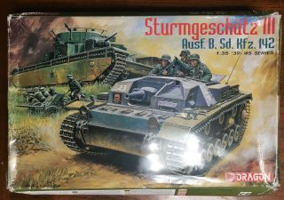 Stug Iii Ausf.  B Sd.  Kfz 142 - 1/35 Scale Dragon Imperial Series Kit 6008