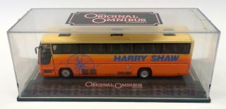 Corgi 1/76 Scale Om43302 - Plaxton Excalibur Bus - Harry Shaw Travel