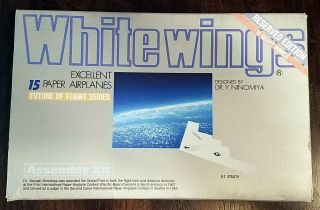 Whitewings 15 Paper Airplane 1990 Kit Future Of Flight Series Reserved Edition