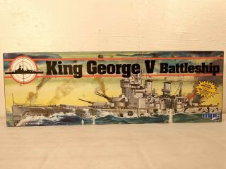 Mpc King George V Battleship 1:600 Model Kit 1 - 5252 Open Box