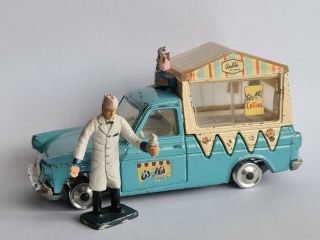 Vintage Corgi Toys Walls Ice Cream Van On A Ford Thames,  Ice Cream Seller