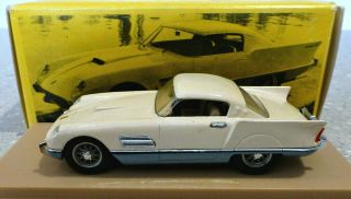 1/43 Idea3 1956 Ferrari 410 S.  A.  Superfast1 In White Over Met Blue.  Rare,  Boxed.
