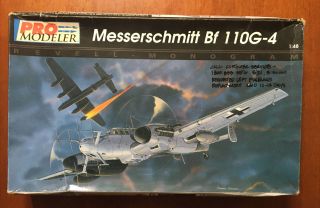 Messerschmitt Me 110g - 4 Monogram Pro 1/48 Scale Aircraft Kit 85 - 5933 B
