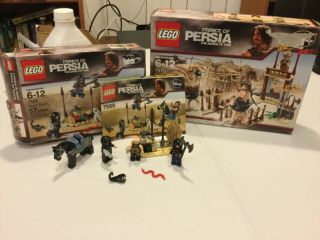Lego 7570 & 7569 Prince Of Persia The Ostrich Race & Desert Attack Opened
