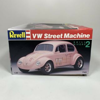 Revell Monogram Vw Street Machine Beetle Model Kit Box Pink 1:25 Volkswagen