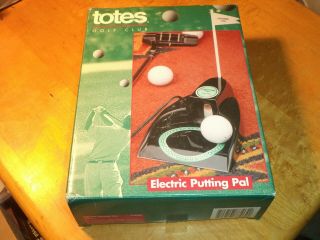 Totes Golf Club Electric Putting Pal Exact Cup Size Automatic Ball Return