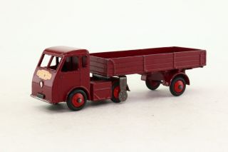 Dinky Toys 421; Hindle - Smart Electric Articulated Truck; Maroon; Very Good Boxed