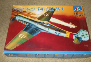 1/48 ITALERI Labeled DRAGON Mold Focke Wulf Ta - 152 H - 1 FACTORY PARTS OOP 3