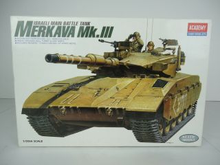Academy Model Kit 1/35 Merkava Mk.  Iii Israeli Mbt Military Armor Modern 1391