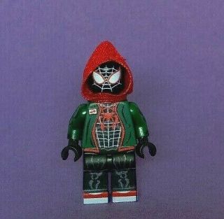 Lego Custom Spider - Man Miles Morales Into The Spider Verse Minifigure Uv Printed