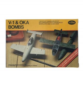 Testors 1:48 V - 1 & Oka Bombs Plastic Model Kit 626 A/sb