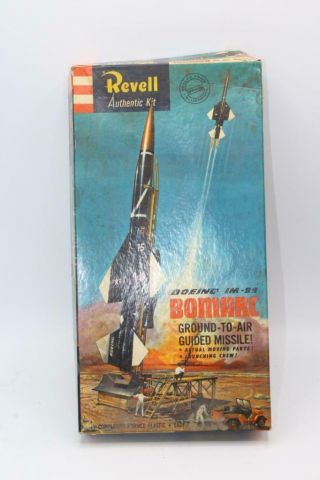 Vintage 1957 Revell Bomarc Boeing Im - 99 Guided Missile Model Kit H - 1806:149