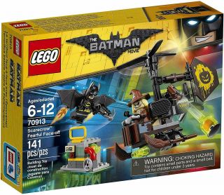 Lego 70913 Batman Movie Scarecrow Fearful Face - Off - With Box 7c