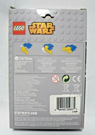 Lego Star Wars Luke Skywalker Figure & Buildable Wrist Watch 8020356 2