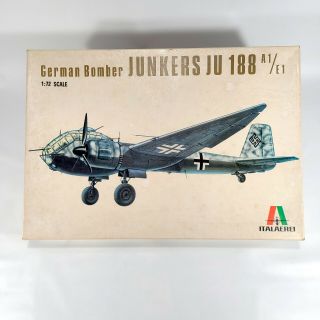 Italaerei Junkers Ju 188 1/72 Model Airplane Kit German Bomber Germany
