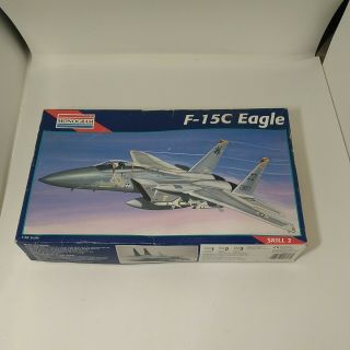 Vintage Monogram F - 15 Eagle Plane Model Kit 5801 1/48 Scale 1995 Nob