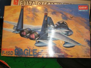 Academy 1/72 F - 15d Eagle Aircraft Plastic Model Kit 2109 -