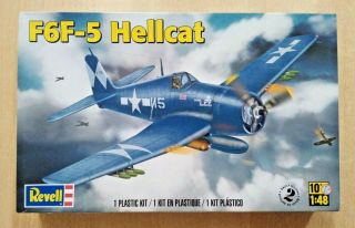 55 - 5262 Revell 1/48th Scale Grumman F6f - 5 Hellcat Plastic Model Kit