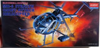 Academy Mcdonnell Douglas Mh - 6 Stealth Quiet Attack Helicopter 1/48 Nib ‘sullys