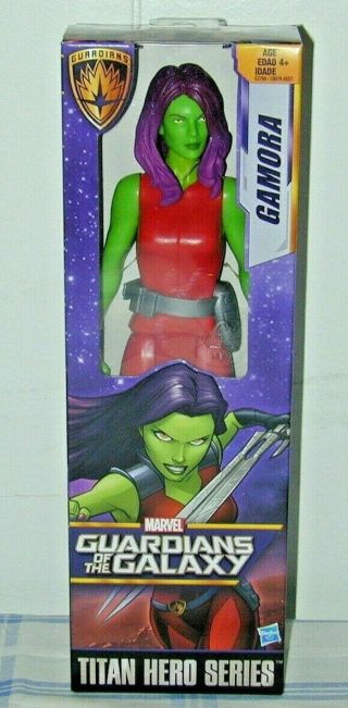 Marvel 12 " Gamora Guardians Of The Galaxy 2016 Titan Hero Series Near
