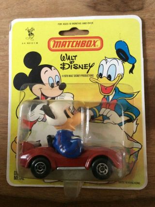 Matchbox Walt Disney Mickey Mouse In His Car