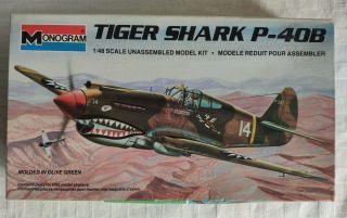 Tiger Shark P - 40b Monogram Maquette 1/48 Ref 5209