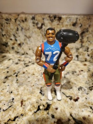 Gi Joe Vtg Hasbro Figure 1986 Mail Away William The Refrigerator Perry Complet