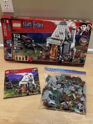 Lego 4738 Hagrid’s Hut,  Harry Potter,  3rd Edition,  Complete W/instructions & Box