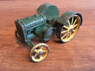 58c - 1923 John Deere Tractor Model " D " Industrial Die Cast Toy Ertl 1/32