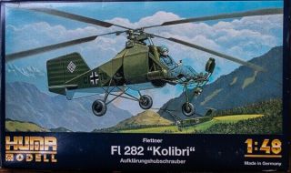Huma1/48 Flettner Fl 282 " Kolibri " German Wwii Helicopter 6500