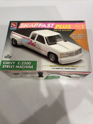 Bshelf3) 1/25 Amt Ertl Snap Fast Plus Chevy C - 3500 Street Machine 1993
