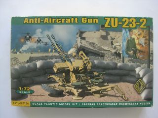 1|72 Model Gun Anti - Aircraft Gun Zu - 23 - 2 Ace Corporation D11 - 2175