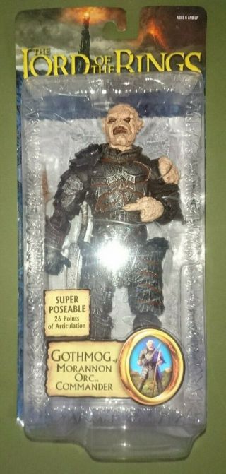 Lord Of The Rings Gothmog Morannon Orc Action Figure By Toybiz Epic Trilogy